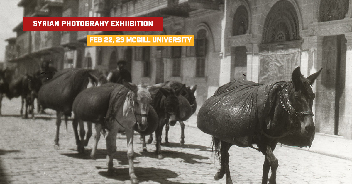 Syrian photography exhibition McGill