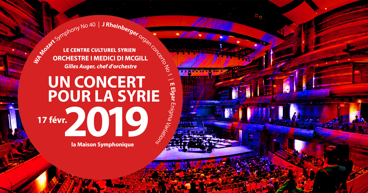 Un Concert pour la Syrie 2019